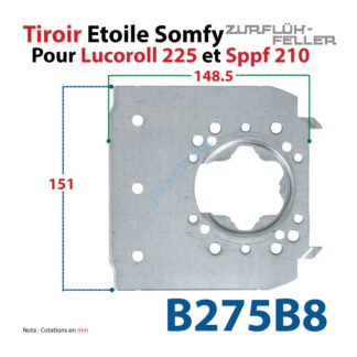 TIROIR BB TAILLE 3 ETOILE SOMFY